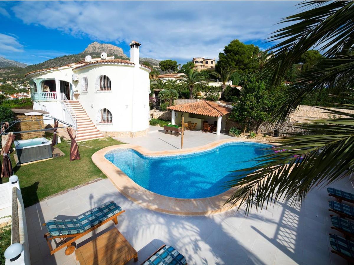 Villa Belucra,10P,Seaview,Jacuzzi,Pool Calpe Exterior photo
